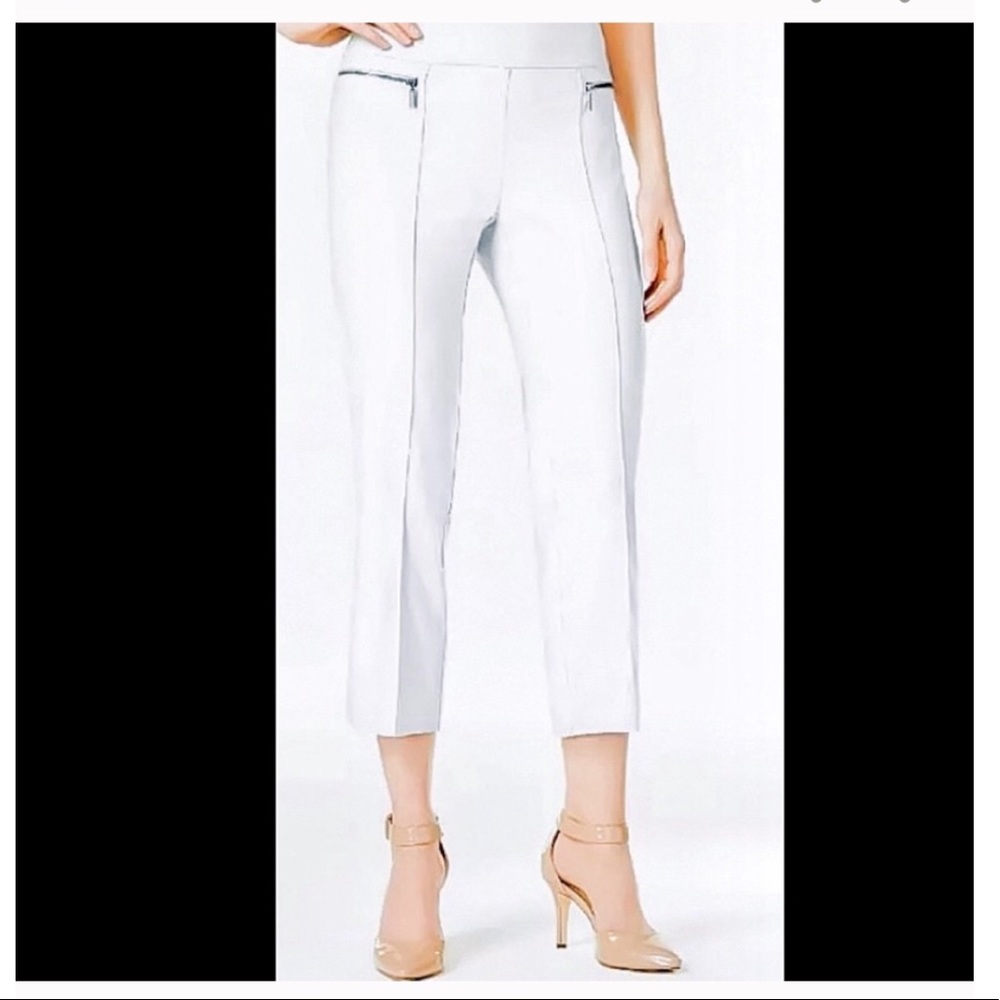 Style & Co White Mid-rise Capris Xs